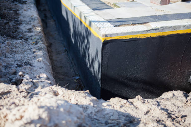 Residential Wet Basement Repair installation at a Jasper, OH home by SJ Waterproofing Pros